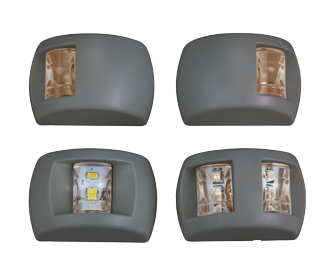 Led Positionslaterne, Hecklicht, 12v/0,6w, 225&deg;, Schwarzes Kunststoffgeh&auml;use, Klare Linse - L4400424 72dpi - L4400424