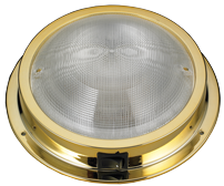 Messing Led-Deckenleuchte, Aufbau, 12v/1,7w, Led 20x5&oslash;, H49mm, Warm White - L4400556 72dpi - L4400556