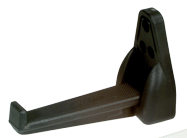Kunststof klapbare mast step, max. 140kg, zwart - M001 - M001
