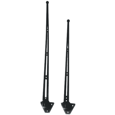 Kunststof vlaggenstok, L=350mm, met rechte voet, voor opblaasboten - N2140031 72dpi - N2140031