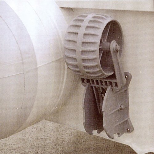Kunststoff Transportr&auml;dersatz F&uuml;r Schlauchboot, Max. 100kg (Klappbar) - O0836034 01 72dpi - O0836034