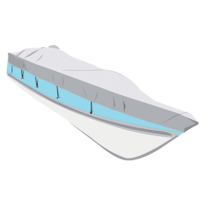Dekzeil maat XL, zilvergrijs, bootlengte 580-650cm, bootbreedte 285cm - O2229650 01 72dpi - O2229650