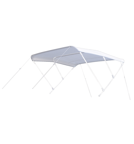 Aluminium zonnetent Model "BIMINI" - wit