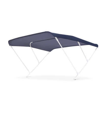 Aluminium zonnetent Model "BIMINI" - blauw