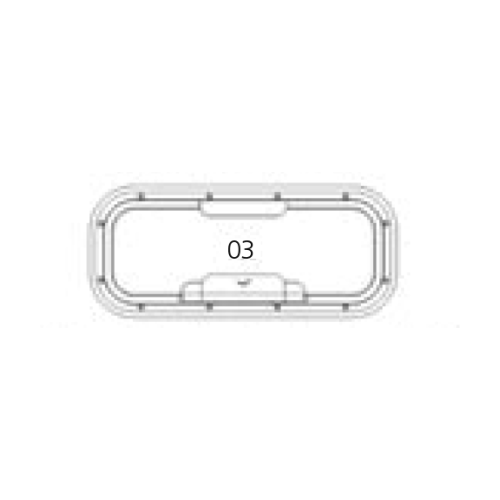 Go&iuml;ot Muggenhor voor patrijspoorten model 'Opal 03' - Opal satin openklapbaar03 2 - 73115854