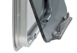 Go&iuml;ot Patrijspoort, openklapbaar, model 'Opal 32', voor wanddikte 5-33mm, buitenmaat 397x197mm - Opal satin openklapbaar3 2 - 73105125