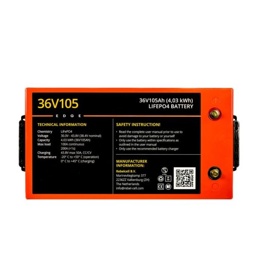 Rebelcell 36V105 EDGE LiFePO4 Batterie (4,03 kWh) - Rebelcell 36v105 edge 2 - 900710656