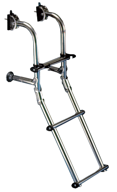 Stainless Steel Foldable Bathing Ladder, 3-Steps, L=740mm, B=220mm, Tube &Oslash;25mm - S1123003 72dpi - S1123003