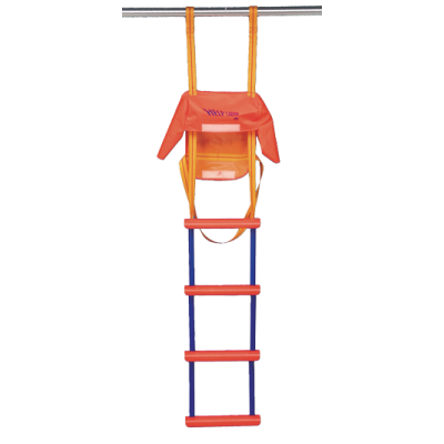 Nylon Hulpladder, 5-treden, inclusief tas en bevestigingsbanden, L=1515mm - S1630005 72dpi - S1630005