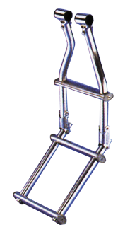 Stainless Steel Bathing Ladder For Transom Platform (S1900027), 3-Steps, Tube &Oslash;25mm - S1922623 72dpi - S1922623