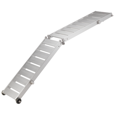 Aluminium Loopplank met wielen & aluminium loopvlak, 2-delig, draaggewicht 160kg - S6331230 72dpi - S6331230