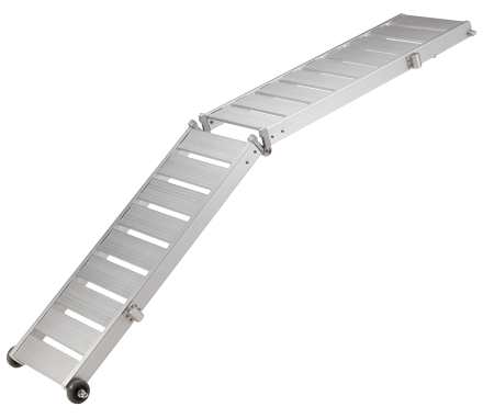 Aluminium Loopplank met wielen & aluminium loopvlak, 2-delig, draaggewicht 160kg - S6331230 72dpi - S6331230