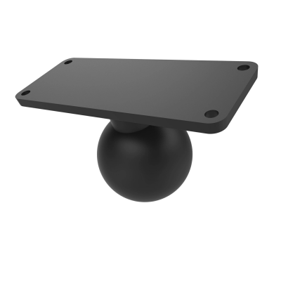 Ram Mount | D Kugel | RAM-D-202U-25 rechteckige Basisplatte (Ger&auml;teaufnahme) - S9w6n4av - 900405014