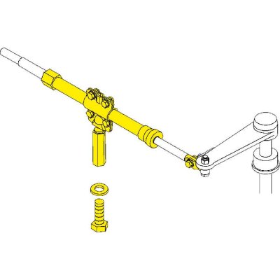 SeaStar Stringer-montageset, H= 124mm - Sa27017 72dpi - SA27017