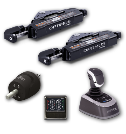 Optimus E-actuator Outboard 2 motoren & 1 stuurstand - joystick