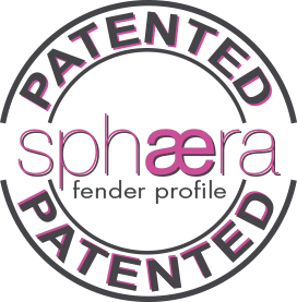 Kunststof basisprofiel hoog voor 'Sphaera 35', minimale order 12m, zwart - Sphaera patented 1 - 9080321R