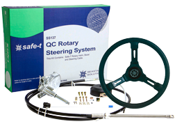SeaStar Safe-T QC Stuursysteem met kabel 12' (3.66m) + Riviera stuur zwart - Ss13706 new 1 7 - SS13712/R