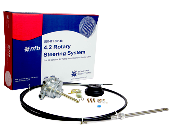 SeaStar 'NFB' (no-feedback) 4.2 Rotary stuursysteem met kabel 9' (2.74m) - Ss14709 - SS14709