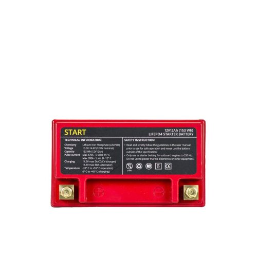Rebelcell START - LiFePO4 Starterbatterie - Start top specs - 900710573