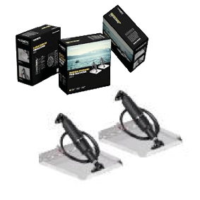 Seastar Trim Tab Set Stroke 5.7cm Actuator 29cm Standard Tabs 12"X12" - Stt3105r 1 - STT3105R