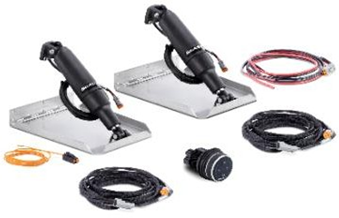 SeaStar Trim Tab Set Slag 5.7cm Actuator 25cm Hoek Montage Platen 12"x9" - Stt3233r 72dpi - STT3233R