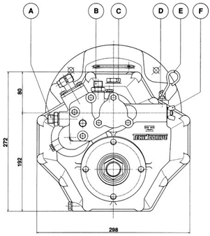 Technodrive hydraulische keerkoppeling TM345A, R=1,54:1 - Tm345a154 02 72dpi - TM345A154