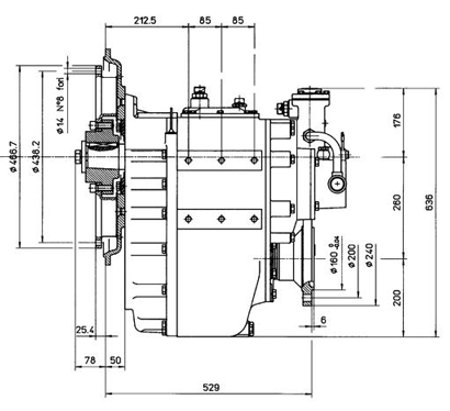 Technodrive hydraulische keerkoppeling TM360, R=3,00:1 - Tm360300 02 72dpi - TM360300