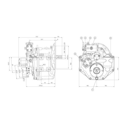 Technodrive hydraulische keerkoppeling TM485A, R=2,40:1 - Tm485a240 01 72dpi - TM485A240