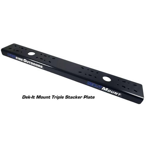 Dek-It Mount Triple Stacker Plate f&uuml;r Stacker Black - V843e1z9 1 - 900491127